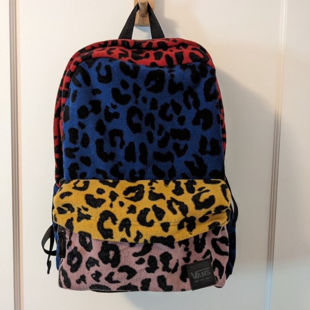 Vans Multicolor Leopard Print Backpack - image 1